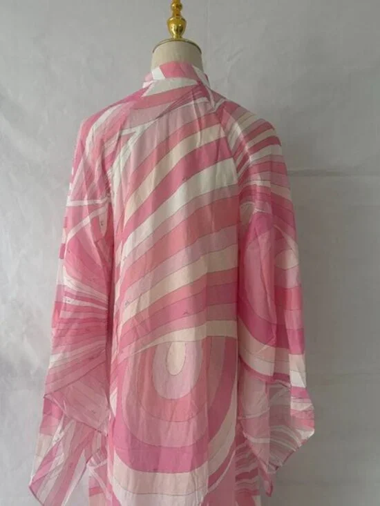 Pucci Abstract pattern cotton kaftan dress - Picture 8 of 11